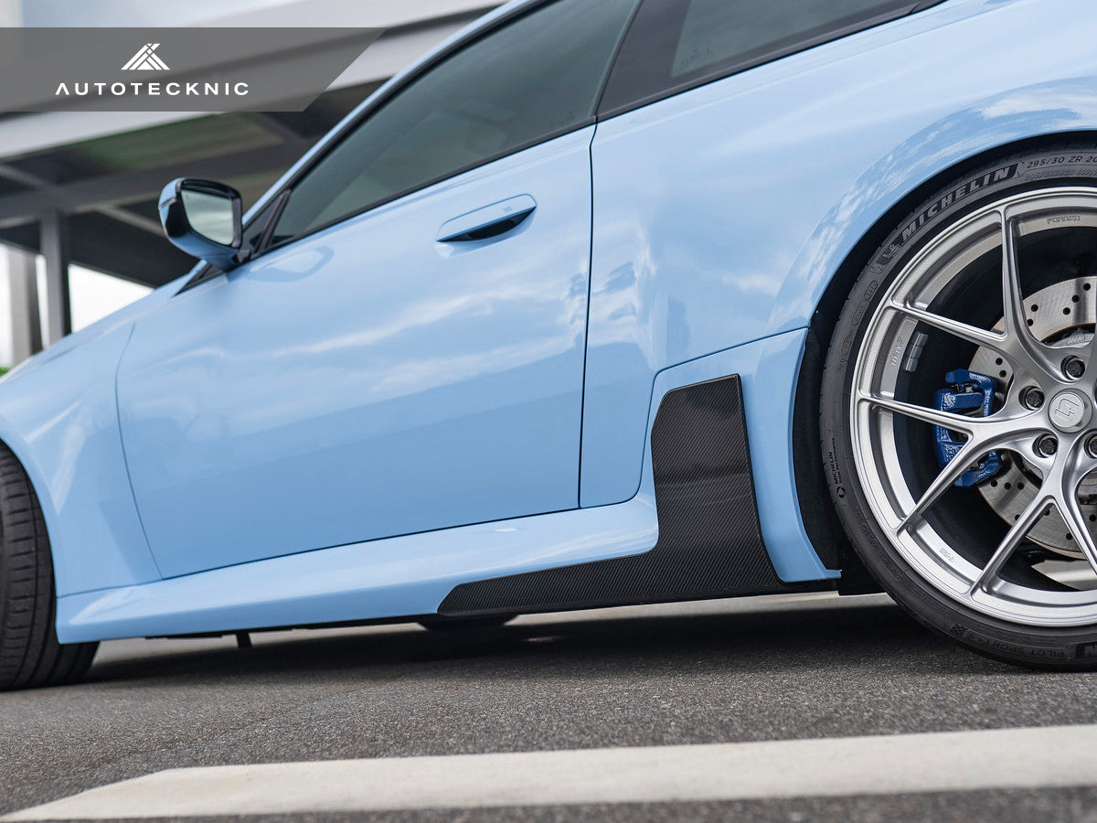 AutoTecknic Dry Carbon Side Skirt Winglet Set - G87 M2 - Graveyard Performance