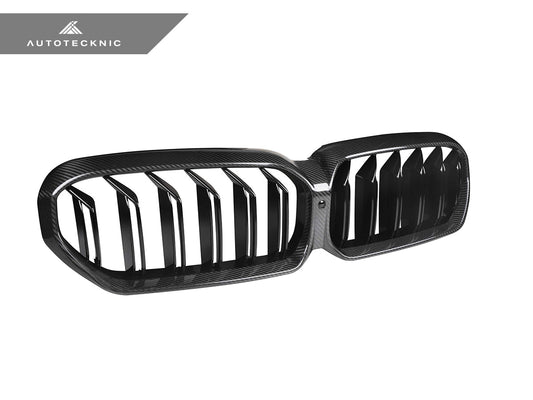 AutoTecknic Dry Carbon Fiber Dual-Slats Front Grilles - G30 5-Series LCI - Graveyard Performance