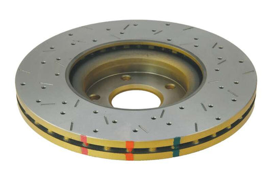 DBA 06-07 350Z / 05-07 G35 / 06-07 G35X Front Drilled & Slotted 4000 Series Rotor - Graveyard Performance