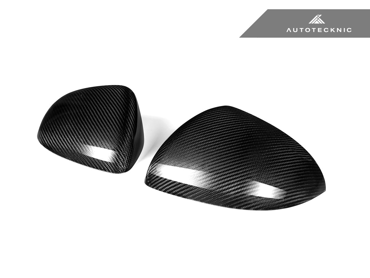 AutoTecknic Replacement Dry Carbon Mirror Covers - Mercedes-Benz W206 C-Class - Graveyard Performance