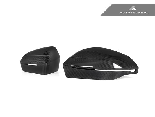 AutoTecknic Dry Carbon Fiber Mirror Cap Set - G45 X3 - Graveyard Performance