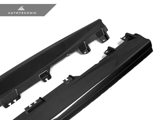 AutoTecknic Carbon Fiber Side Skirt Extension Set - F96 X6M | G06 X6 - Graveyard Performance