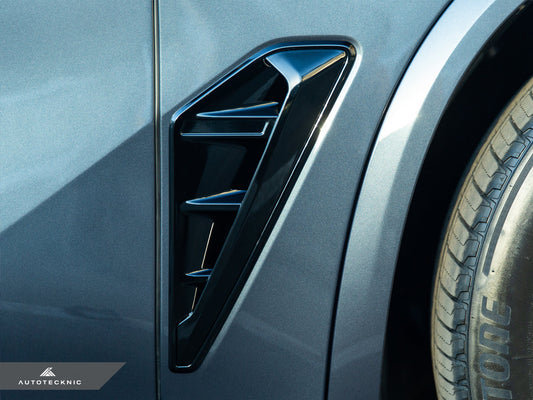 AutoTecknic Gloss Black Fender Trim Set - F95 X5M | G05 X5 - Graveyard Performance