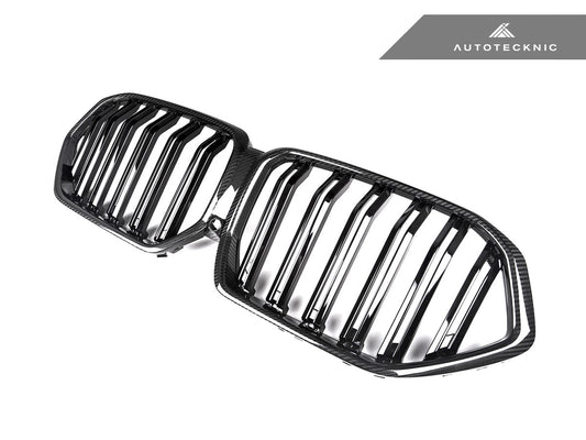AutoTecknic Dual-Slat Carbon Fiber Front Grille - G06 X6 LCI - Graveyard Performance