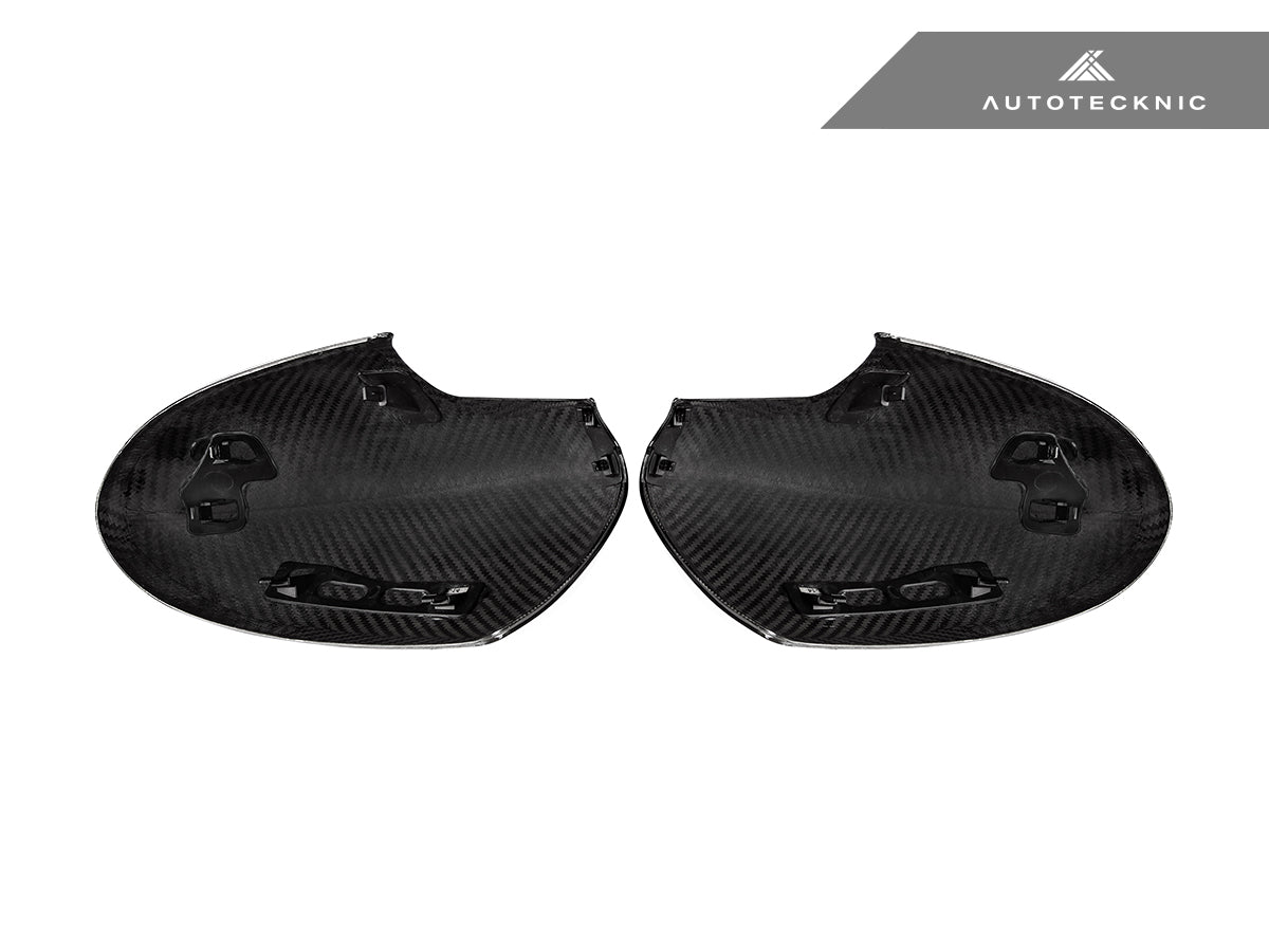 AutoTecknic Replacement Dry Carbon Mirror Covers - Toyota GR86 | Subaru BRZ 2022-Up - Graveyard Performance