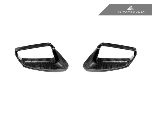 AutoTecknic Replacement Version II Dry Carbon Mirror Covers - Mercedes-Benz Vehicles - Graveyard Performance
