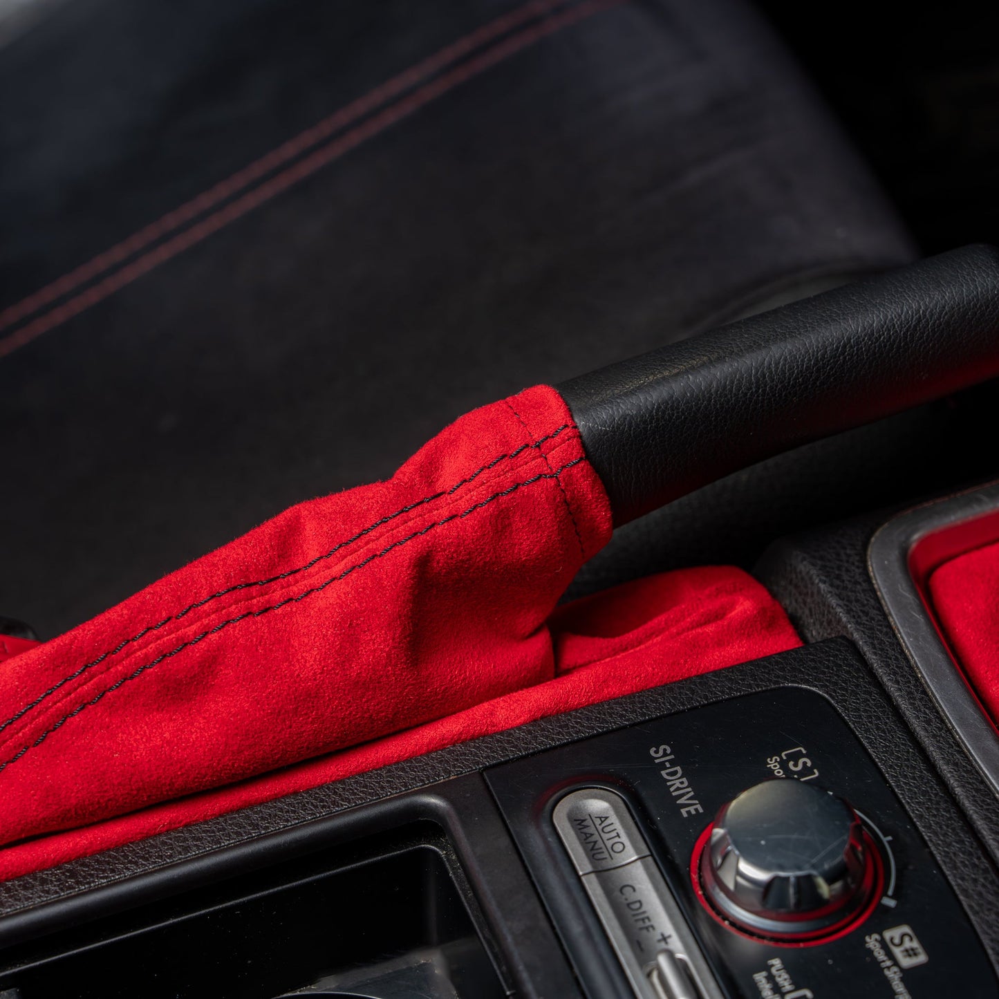 Billetworkz Premium Alcantara E-Brake Boot – Subaru WRX/STI 2008–2021 - Graveyard Performance