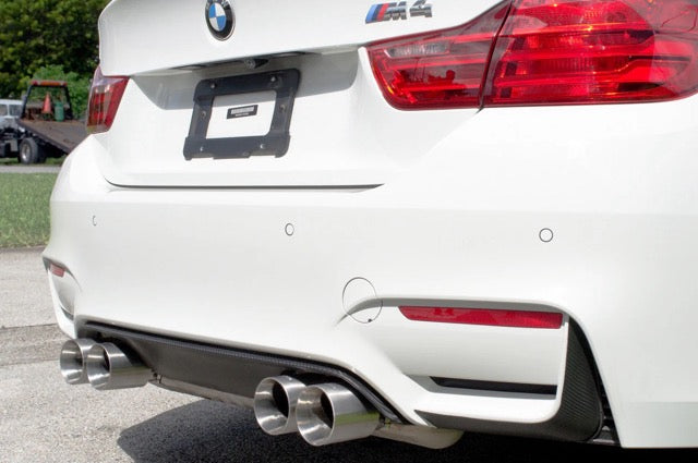 F8X BMW M2C M3 & M4 Rear Exhaust Tips - for OEM exhaust - brushed finish - Graveyard Performance