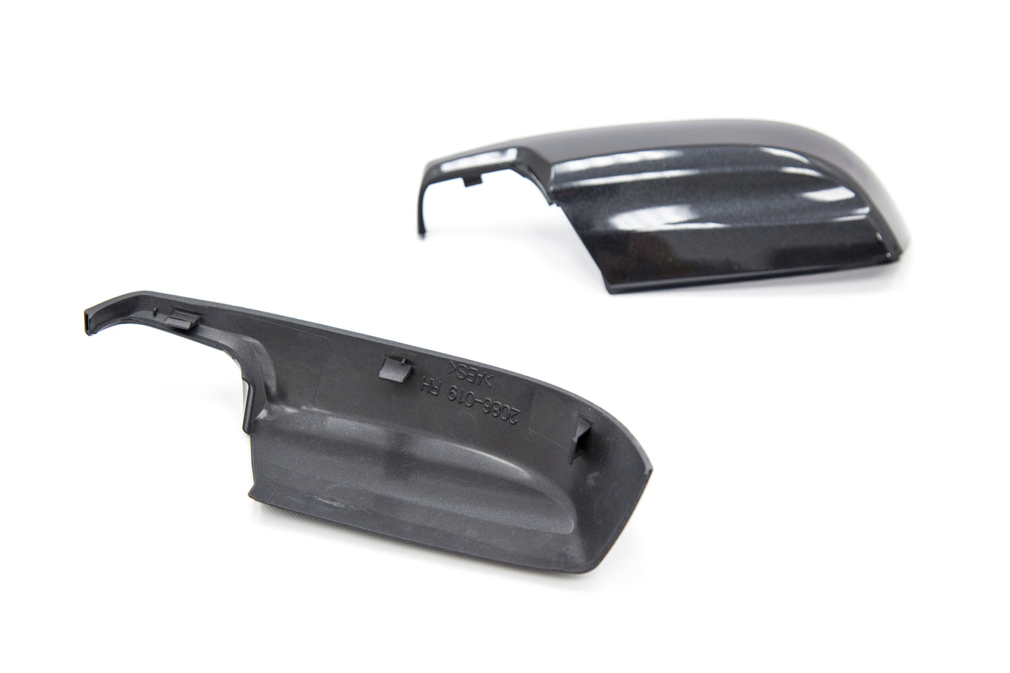 OLM Paint Matched Lower Mirror Covers - Dark Gray Metallic / Asphalt - 2015-2021 Subaru WRX / STI / 2015-2017 Crosstrek / 2015-2016 Impreza - Graveyard Performance