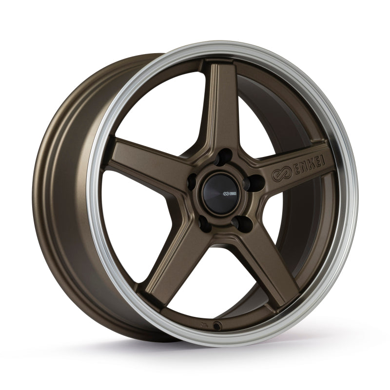 Enkei Quasar 18x8in / 5x112 BP / 45mm Offset / 72.6mm Bore - Matte Bronze Wheel