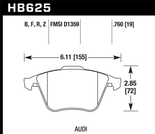 Hawk HPS Street Brake Pads - Graveyard Performance