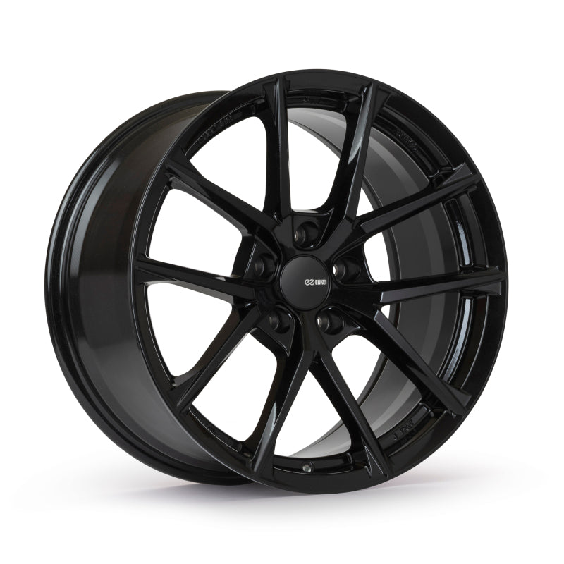 Enkei Helix 18x9.5in / 5x120 BP / 45mm Offset / 72.6mm Bore - Gloss Black Wheel