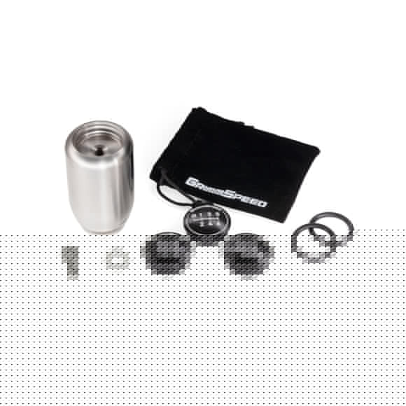 GrimmSpeed Swap-Top Weighted Shift Knob Piston Stainless Steel 02-14 Subaru WRX/04-08 Subaru FXT/04-21 Subaru STI