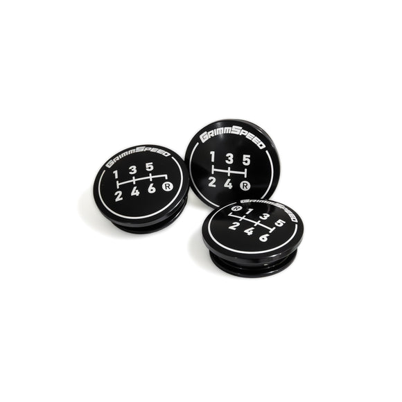 GrimmSpeed Swap-Top Weighted Shift Knob Piston Stainless Steel 02-14 Subaru WRX/04-08 Subaru FXT/04-21 Subaru STI