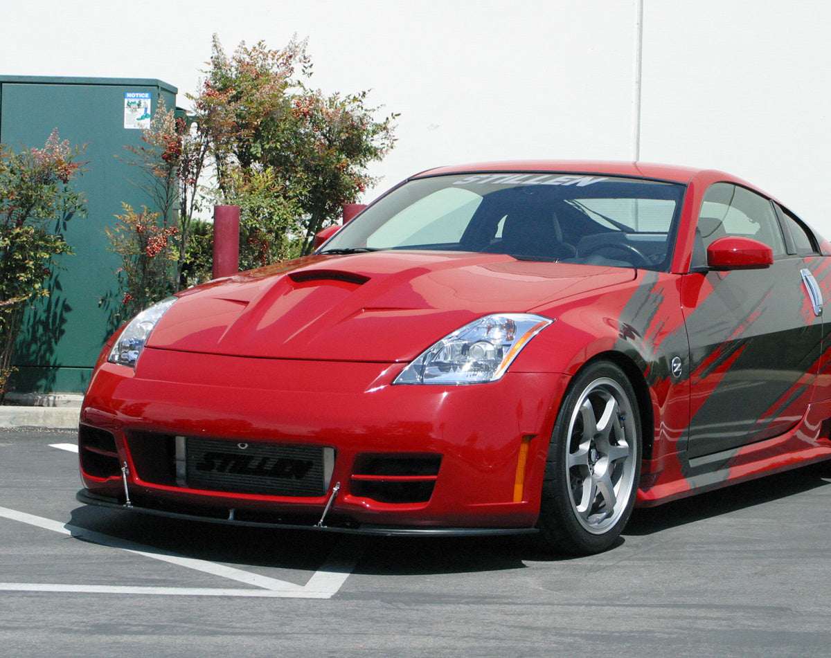 Stillen 350Z Z33 Power Hood Fiberglass Series 2 Unpainted For 03-06 Nissan 350Z