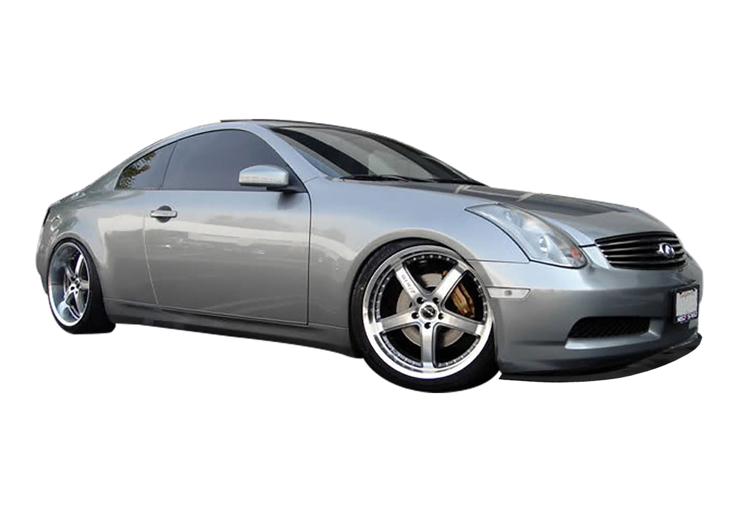 Stillen Infiniti G35 Coupe Splitter OEM Non-Sport Fascia Painted For 03-07 Infiniti G35 Coupe