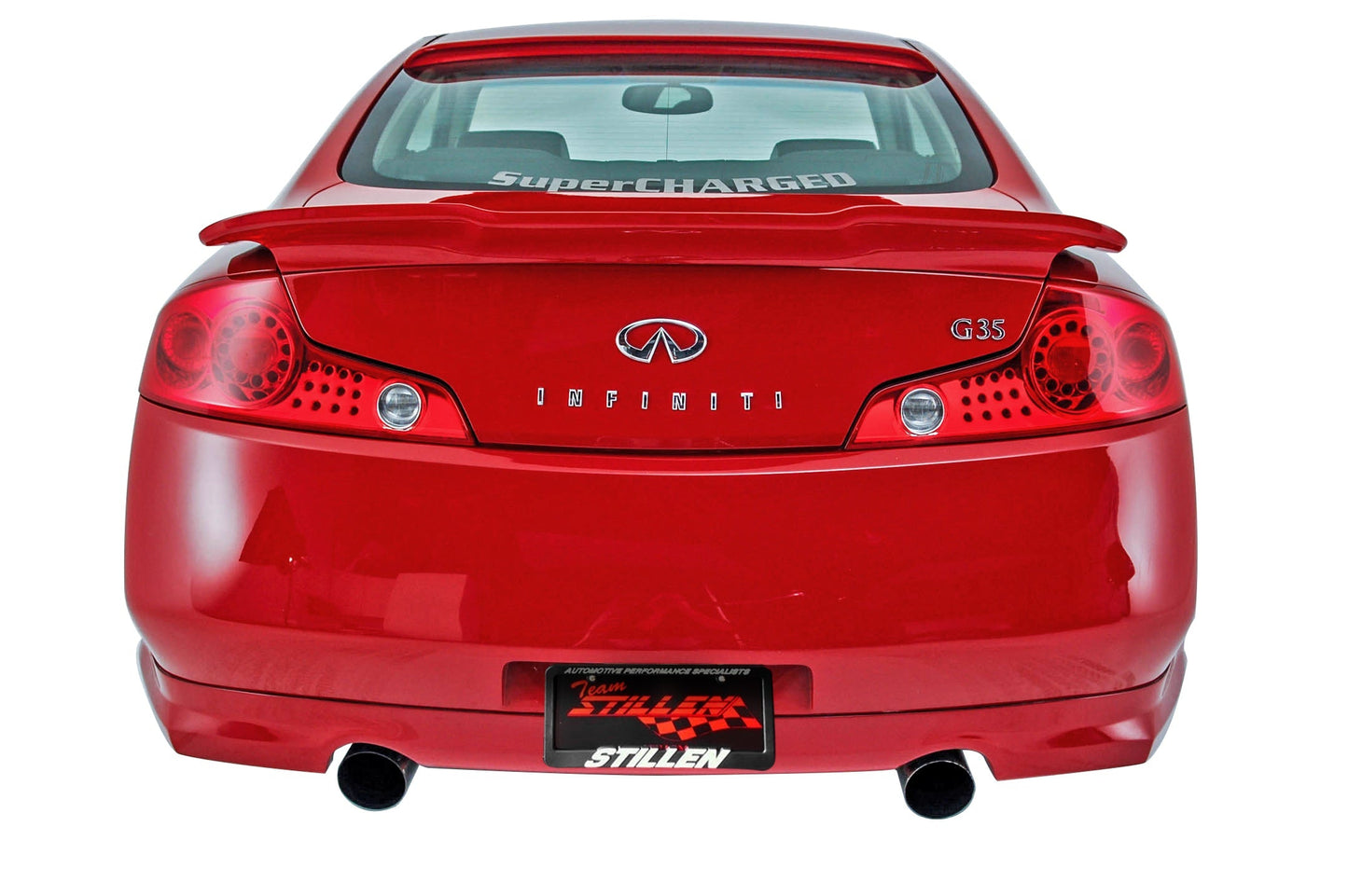 Stillen Infiniti G35 Roof Spoiler Matte Black For 03-07 Infiniti G35 Coupe