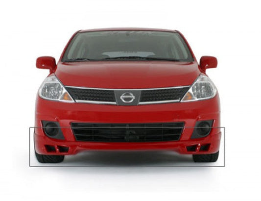Stillen Nissan Versa Front Lip Spoiler Unpainted For 07-11 Nissan Versa