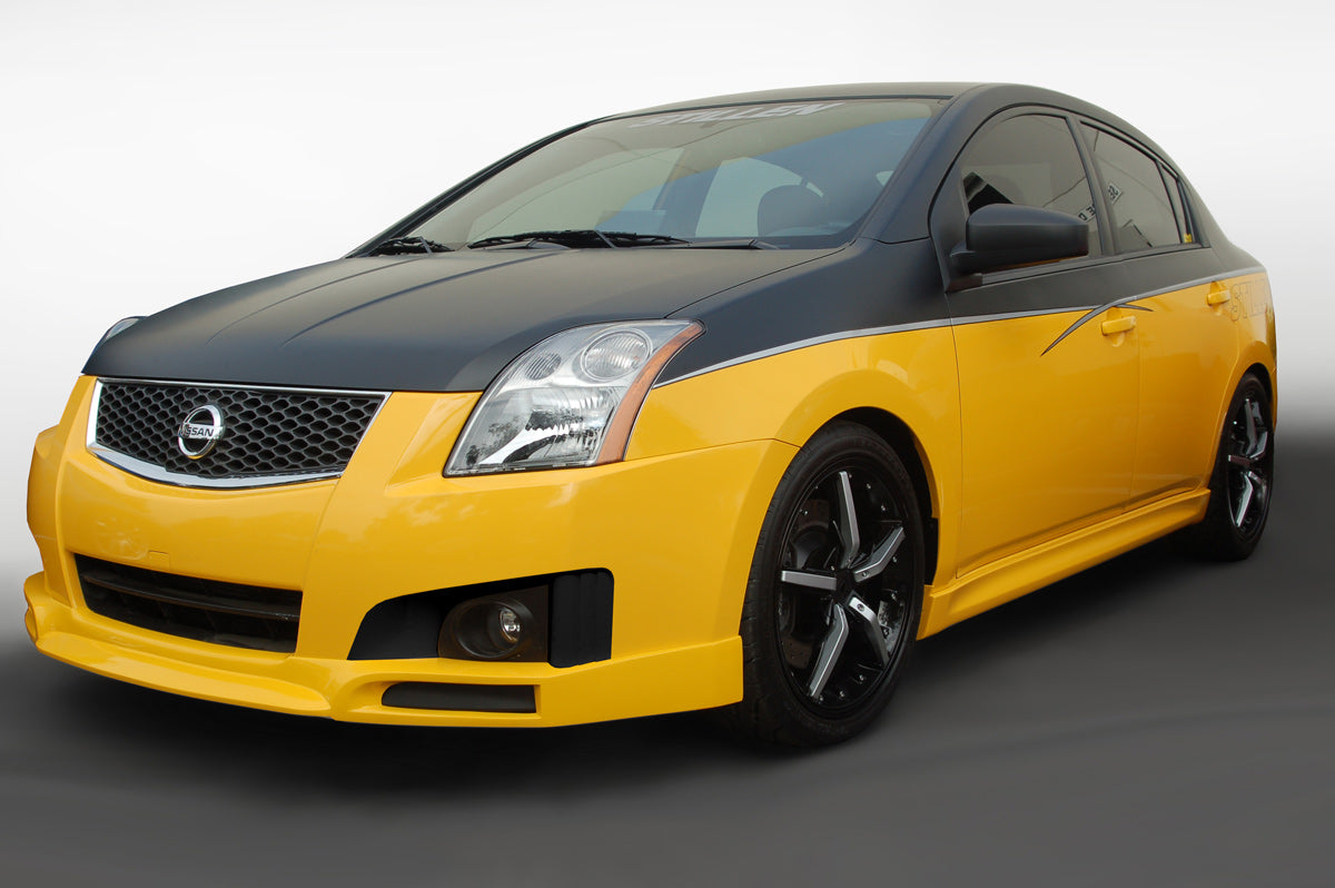 Stillen Sentra SE-R Spec V Front Lip Spoiler Unpainted For 07-11 Nissan Sentra SE-R