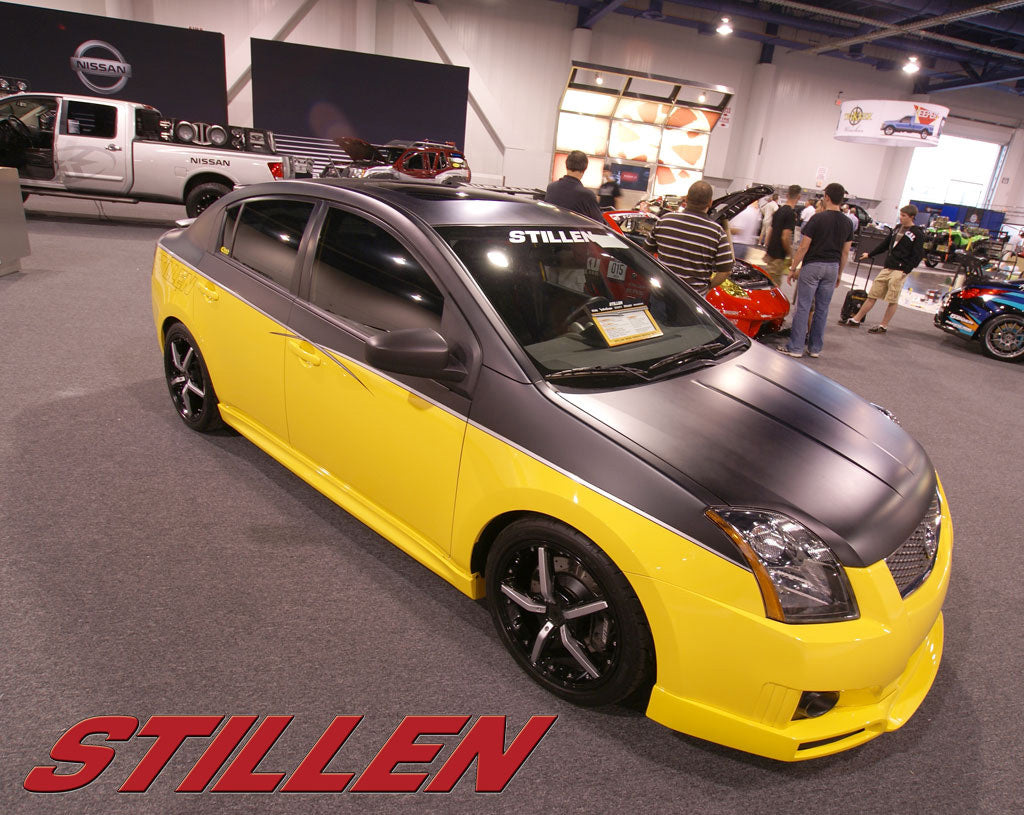 Stillen Sentra SE-R Spec V Front Lip Spoiler Unpainted For 07-11 Nissan Sentra SE-R