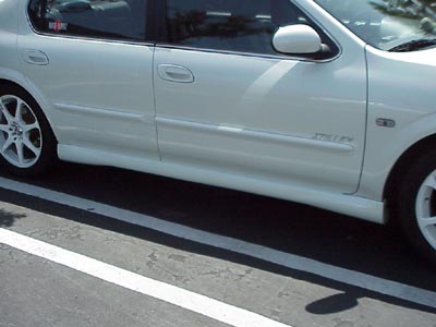 Stillen Nissan Maxima 4 Piece Body Kit w/Touring Style Lip Spoiler Unpainted For 02-03 Nissan Maxima