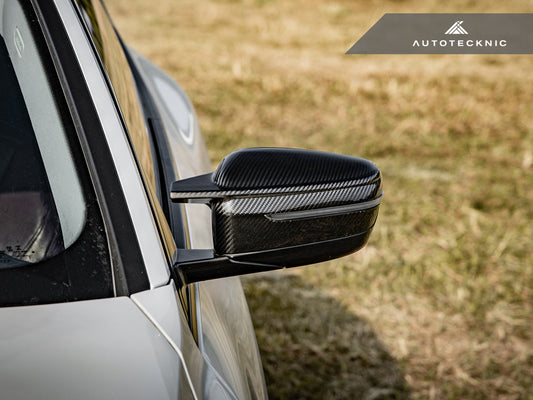 AutoTecknic G8X Style M-Inspired Version II Dry Carbon Mirror Covers - G30 5-Series - Graveyard Performance