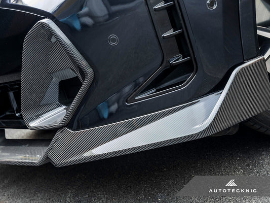 AutoTecknic Carbon Fiber Front Bumper Air Vent Set - G06 X6 M-Sport LCI - Graveyard Performance
