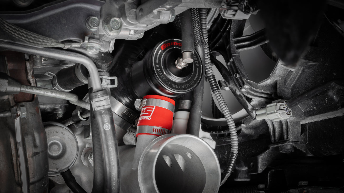 GrimmSpeed V2 Bypass Valve Red For Subaru 15-21 WRX
