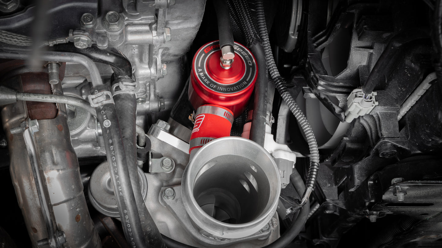 GrimmSpeed V2 Bypass Valve Red For Subaru 15-21 WRX