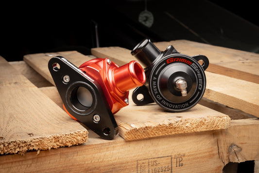 GrimmSpeed V2 Bypass Valve Red For Subaru 08-14 WRX 05-09 LGT