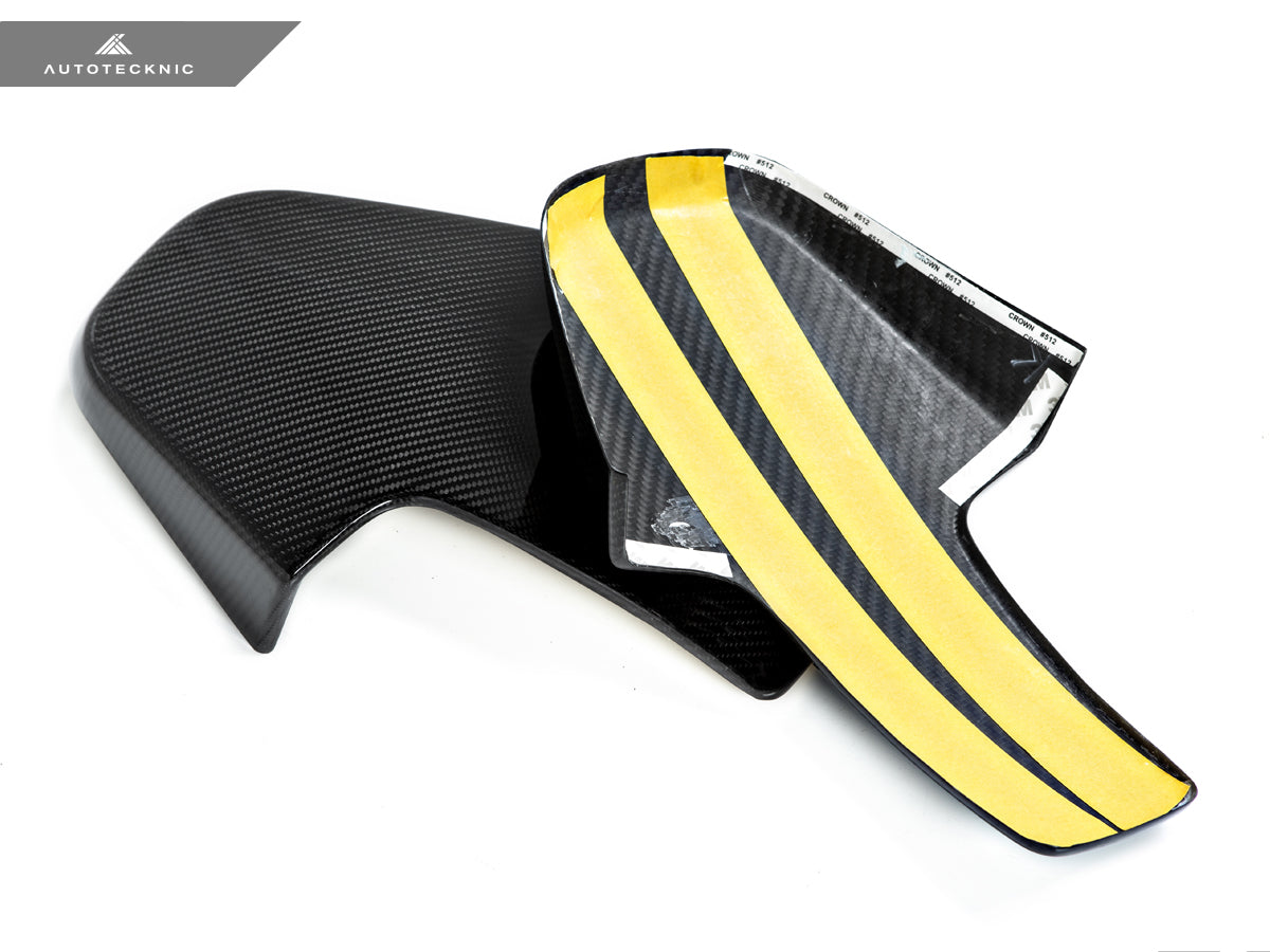 AutoTecknic Dry Carbon Seat Back Cover Set - F97 X3M | F98 X4M - Graveyard Performance