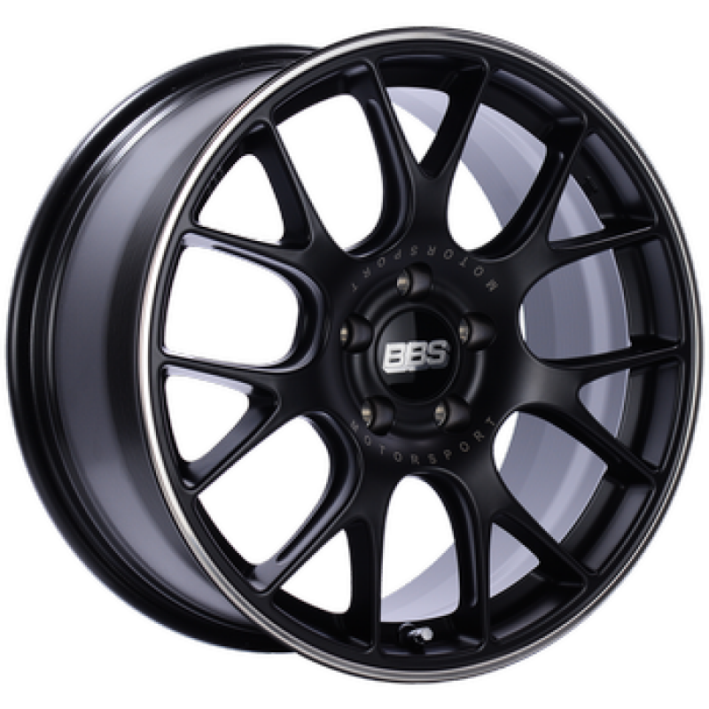 BBS CH-R 19x10 5x130 ET38 CB71.6 Satin Black - 82mm PFS/Clip Req. - Graveyard Performance
