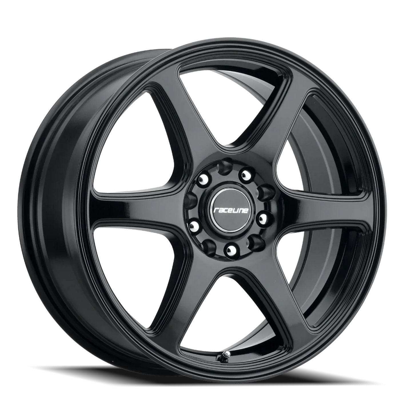 Raceline Aluminum Wheels 18x8 Matrix 146B Gloss Black 40 Offset 5 on 120 Bolt Pattern 74.1 Bore