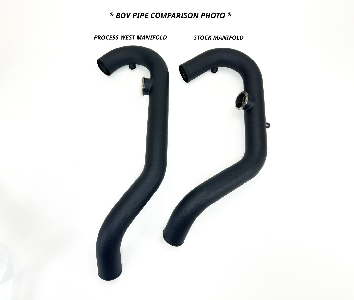 ETS Subaru STI 2015+ Stock Turbo Piping Kit Titanium - Graveyard Performance