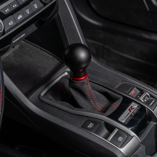 Billetworkz Premium Alcantara Shift Boot – Honda Civic Si/Type R 2016–2021 - Graveyard Performance