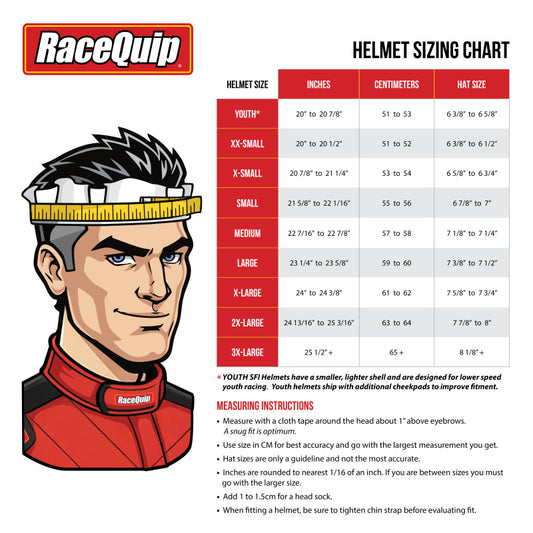RaceQuip PRO25 SA2025 FLO GRN XXL HELMET