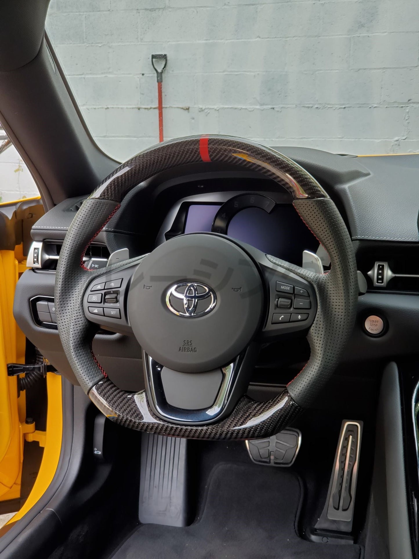 Racing Art Carbon Fiber Steering Wheel | Multiple Options Available- 2020+ A90 Toyota Supra MKV