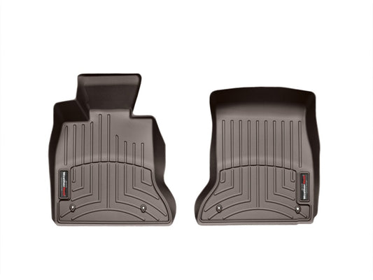 WeatherTech 2011-2016 BMW 5-Series Front FloorLiner - Cocoa - Graveyard Performance
