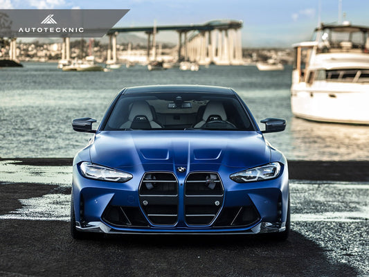 AutoTecknic Dry Carbon Podium V1 Front Grille Set - G80 M3 | G82/ G83 M4 - Graveyard Performance