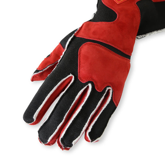 RaceQuip SFI-5 Red/Black 2XL Outseam Angle Cut Glove