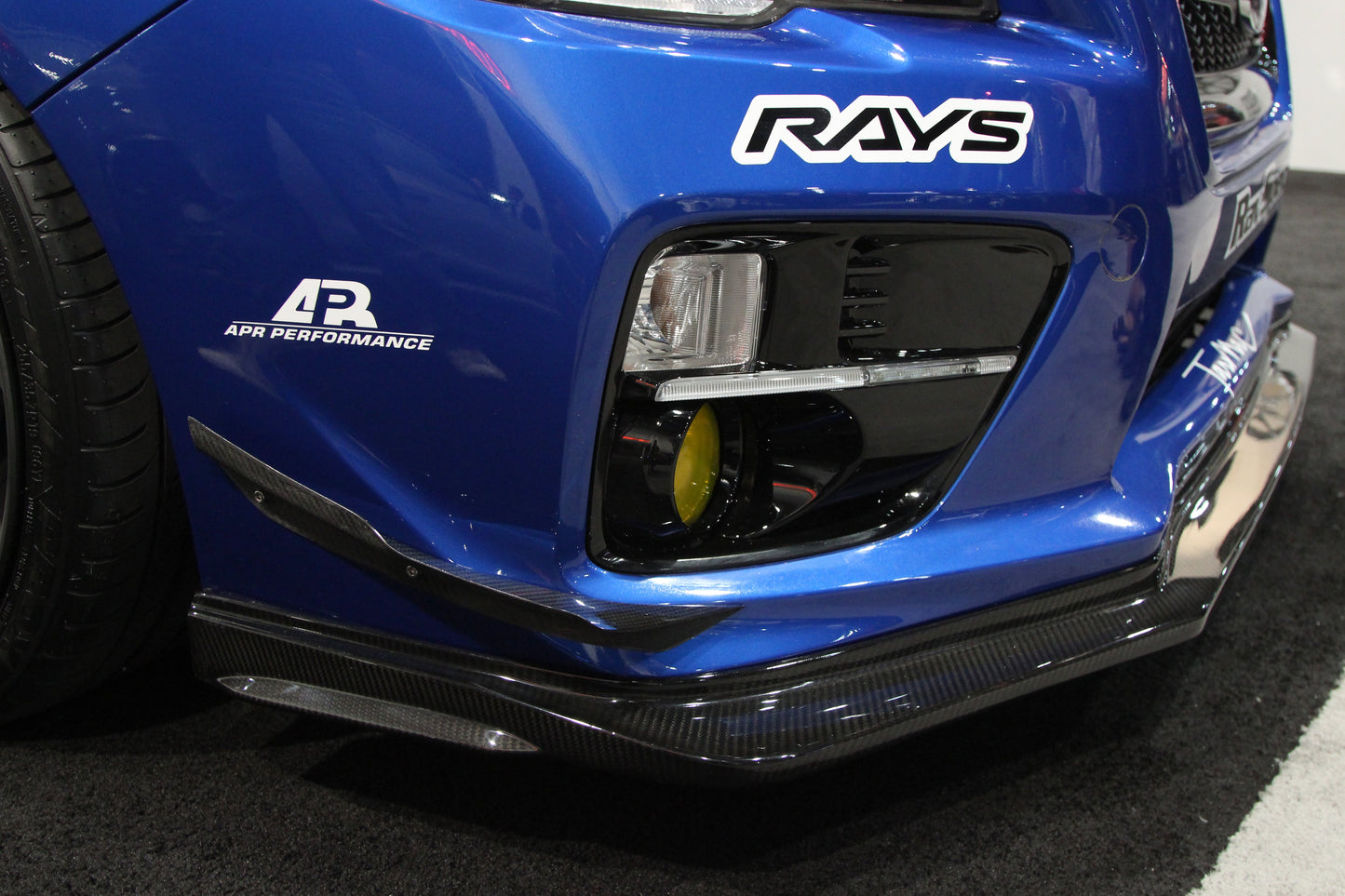 APR Performance Subaru WRX STI Carbon Fiber Front Bumper Bottom Canards 2015-2017