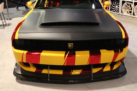APR Performance Dodge Challenger Demon/ Hellcat Widebody Carbon Fiber Front Wind Splitter 2018 - 2023