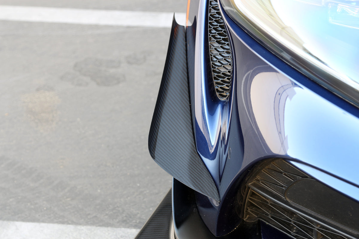 APR Performance Toyota Supra A90/91 Carbon Fiber Front Bumper Canards 2020-2023
