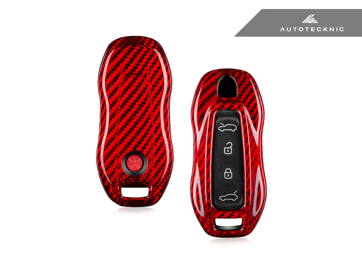 AutoTecknic Dry Carbon Key Remote Trim - Porsche Macan EV 2024-Up - Graveyard Performance
