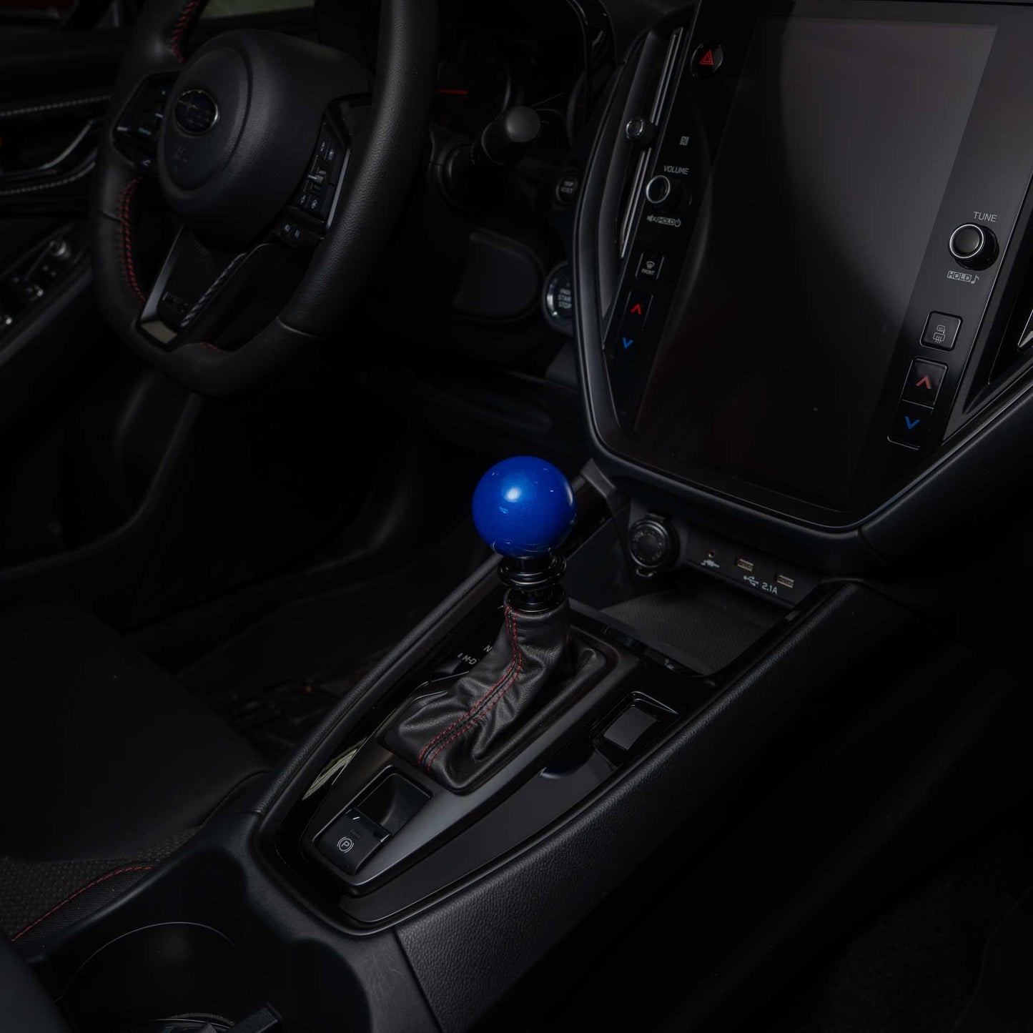 Billetworkz Automatic Shifter - Candy Blue - Fits Subaru CVT: WRX (2022+), Crosstrek (2024), Forester (2025+), Impreza (2024), Legacy/Outback (2015+)
