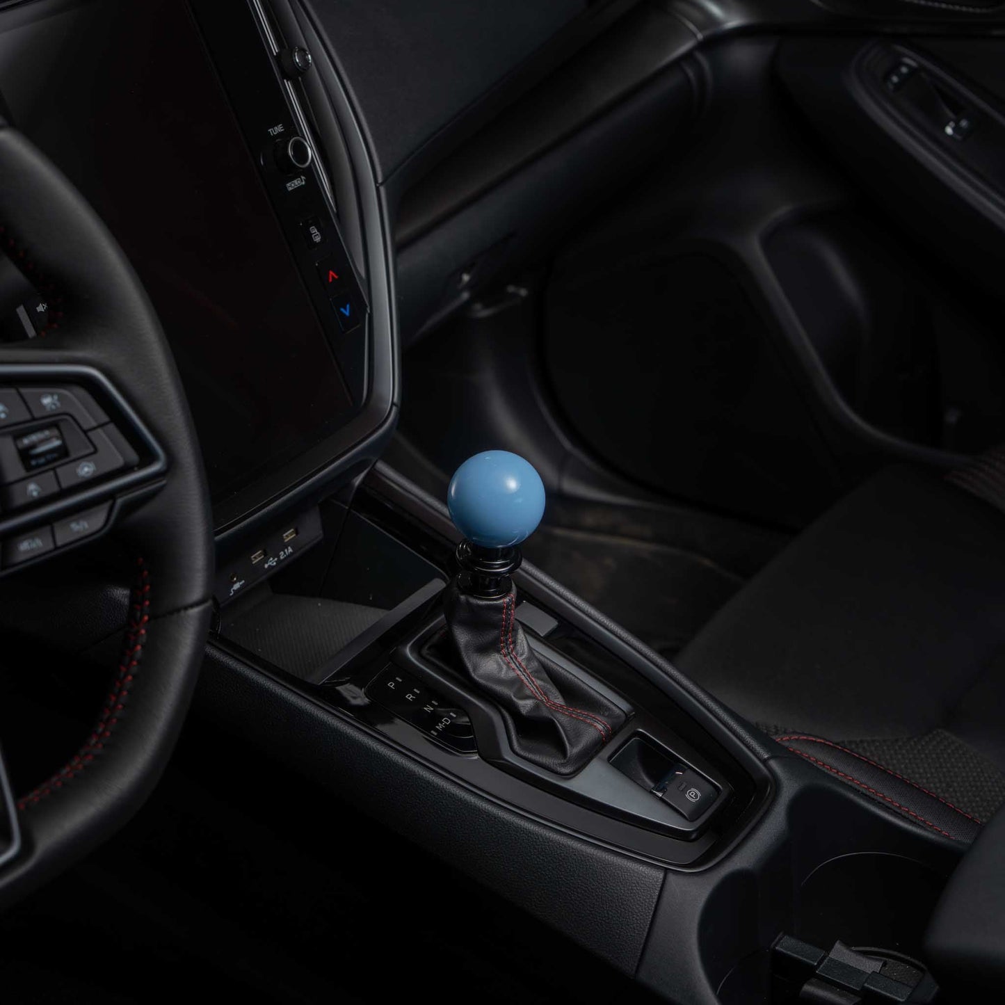 Billetworkz Automatic Shifter - Performance Blue - Fits Subaru CVT: WRX (2022+), Crosstrek (2024), Forester (2025+), Impreza (2024), Legacy/Outback (2015+)