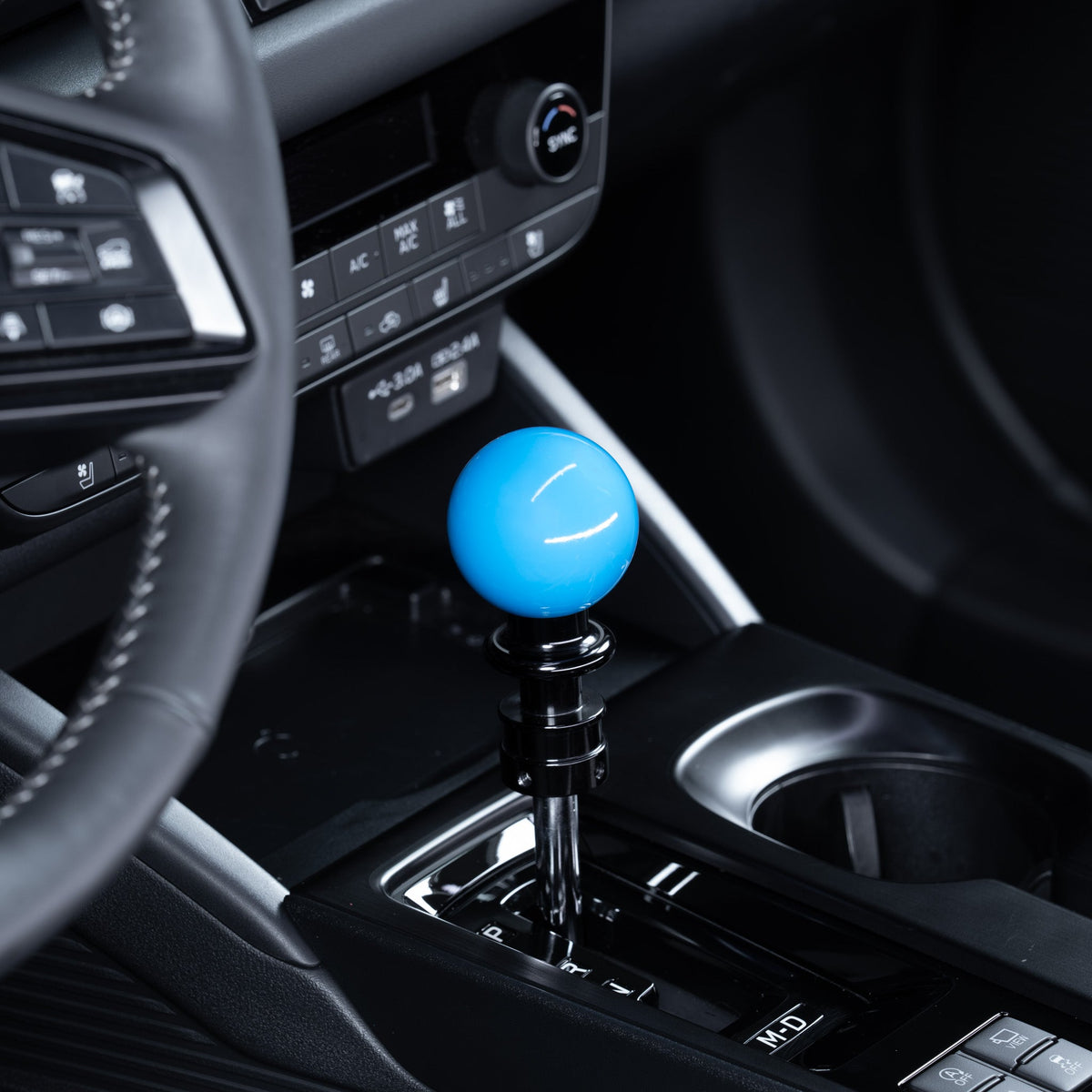 Billetworkz Automatic Shifter - Hyper Blue - Fits Subaru CVT: WRX (2022+), Crosstrek (2024), Forester (2025+), Impreza (2024), Legacy/Outback (2015+)