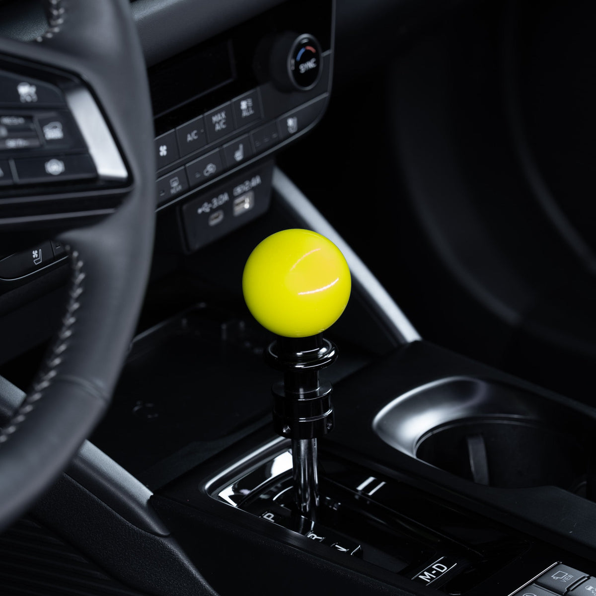 Billetworkz Automatic Shifter - Neon Yellow - Fits Subaru CVT: WRX (2022+), Crosstrek (2024), Forester (2025+), Impreza (2024), Legacy/Outback (2015+)