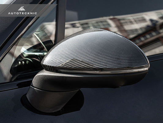 AutoTecknic Replacement Dry Carbon Mirror Covers - Porsche 9Y0 Cayenne - Graveyard Performance