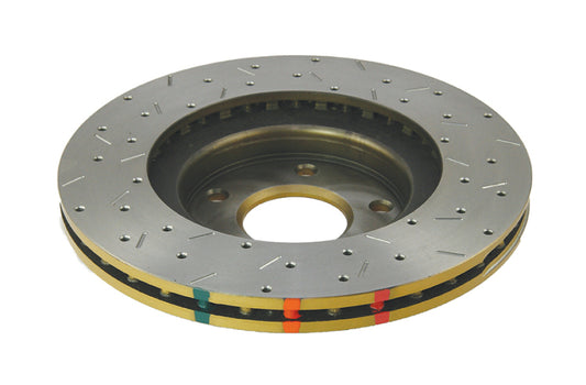 DBA 03-05 350Z / 03-04 G35 / 03-05 G35X Front Drilled & Slotted 4000 Series Rotor - Graveyard Performance
